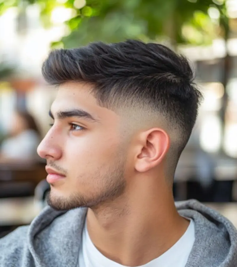 Crew Cut with Tapered Sides