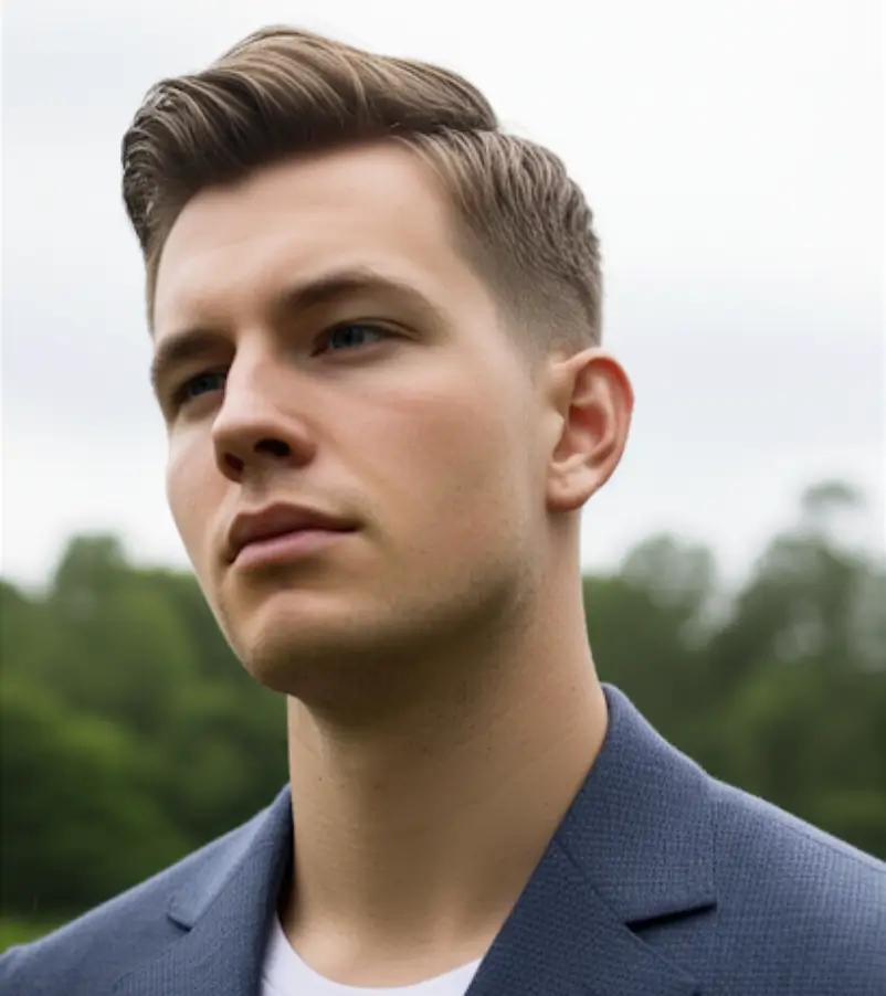 Stylized Crew Cut with Light Texture