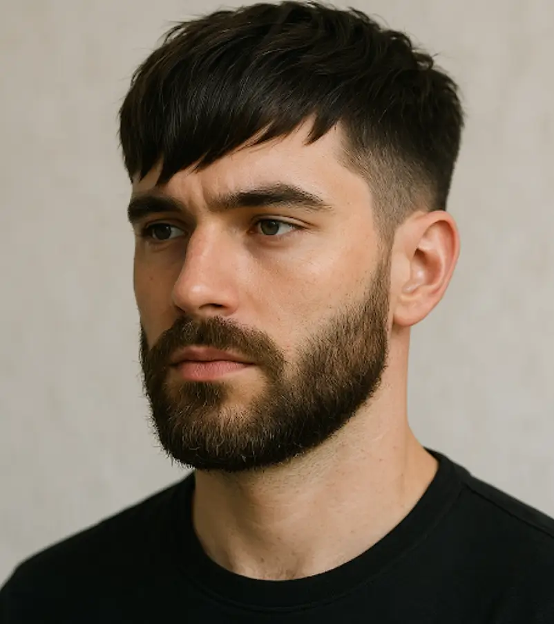 Mod with Angular Fringe with Beard