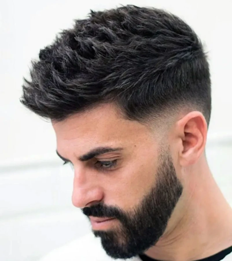 Short Brush Up with Tapered Sides