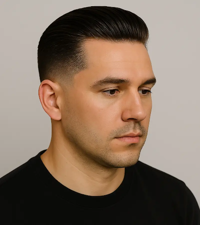 Slick Back Taper Fade