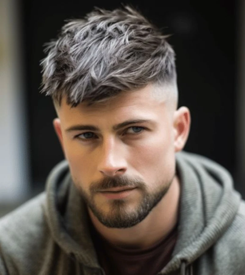 Textured Fringe with Taper Fade