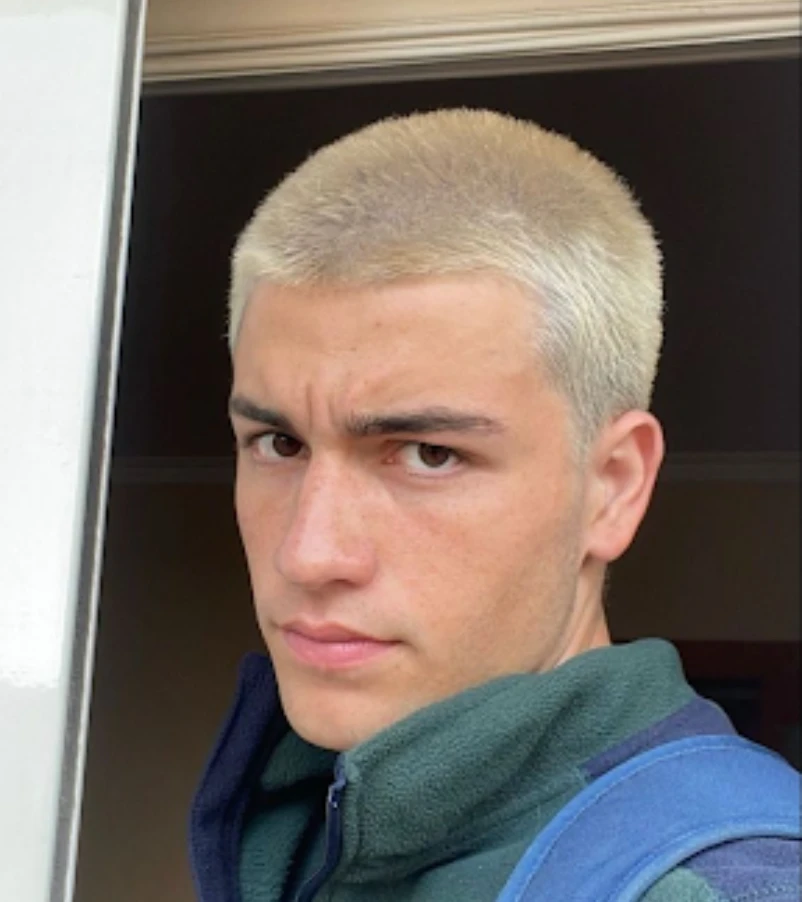 Blonde Buzz Cut