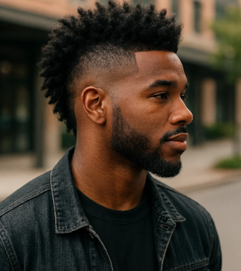 Burst Fade Mohawk