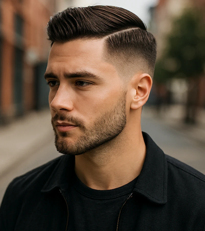 Low Fade Comb Over