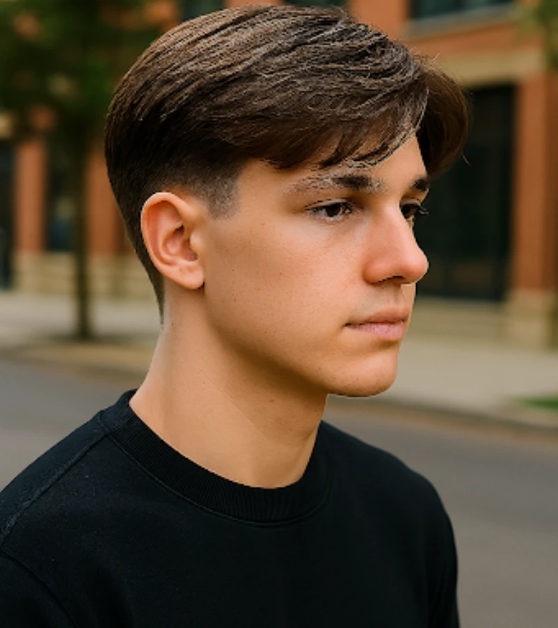 Medium, Layered and Straight