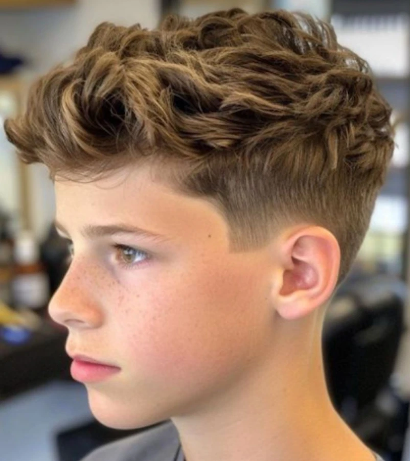Messy Medium-Length Curls