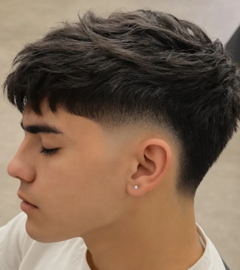 Modern Low Fade Mullet
