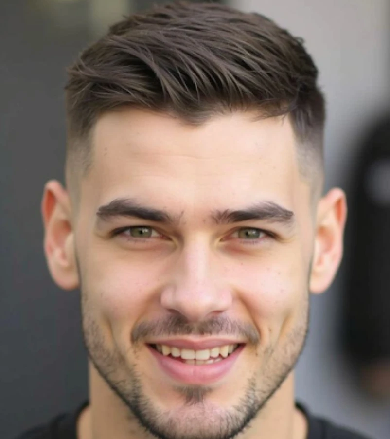 Textured Short, Spiky Hair