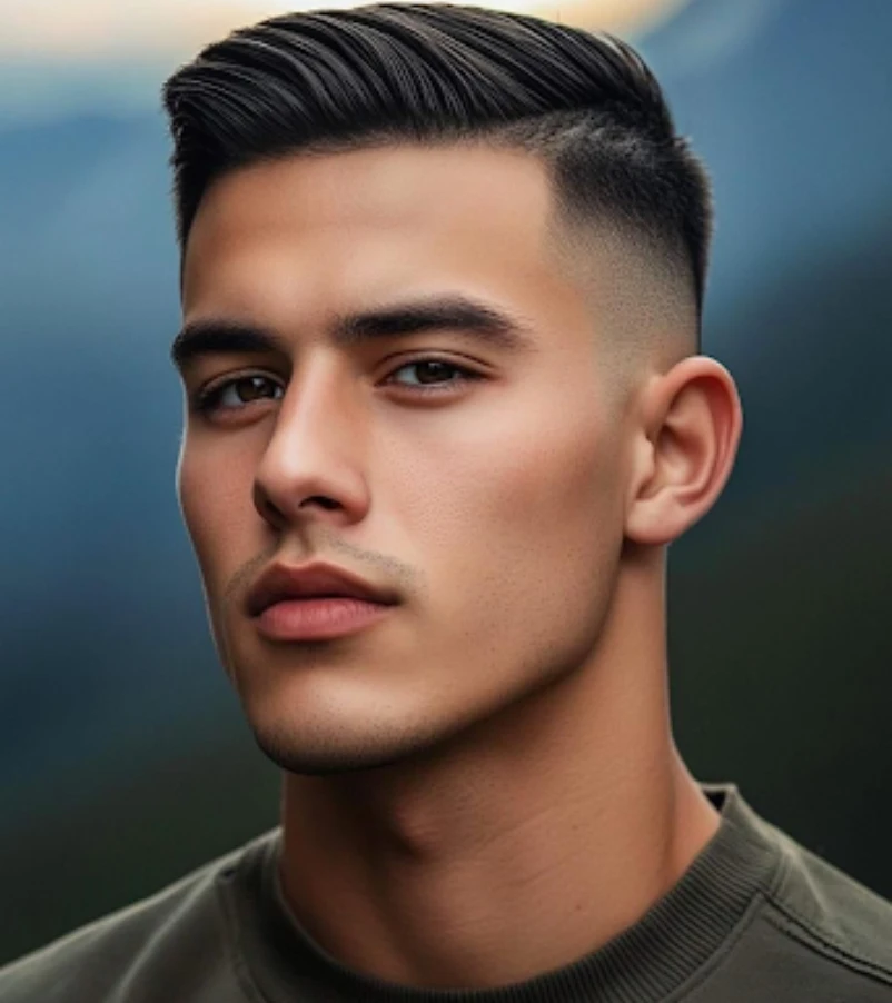 The Comb Over Fade