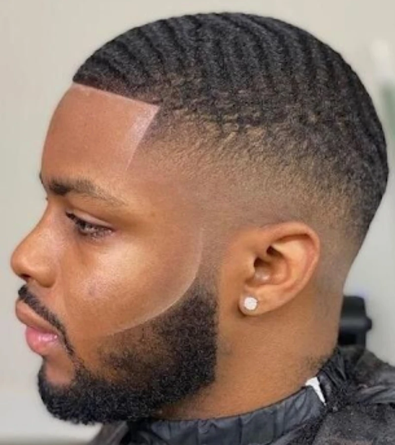 Waves Buzz Cut with Low Temp Fade