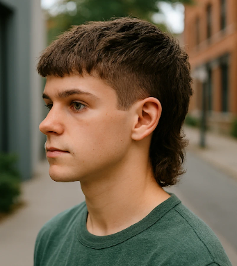 Classic and Textured Short Mullet