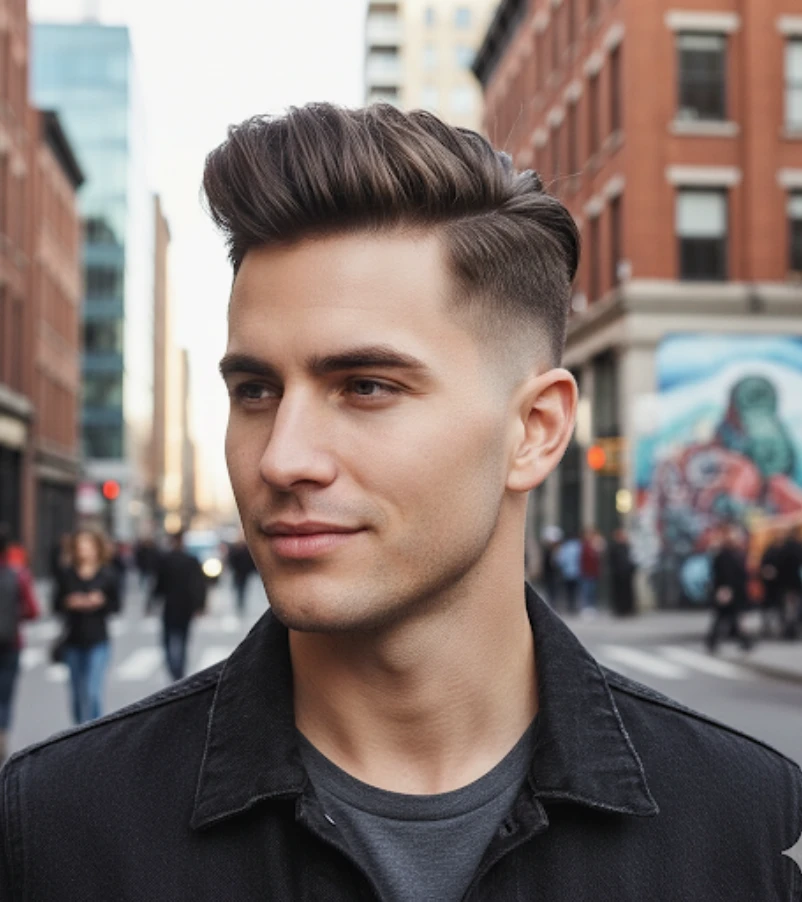 Daring Mohawk Undercut Fade