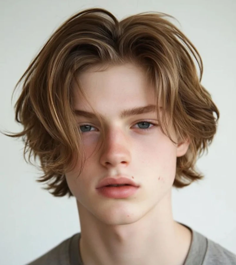Natural Parted Flow Style