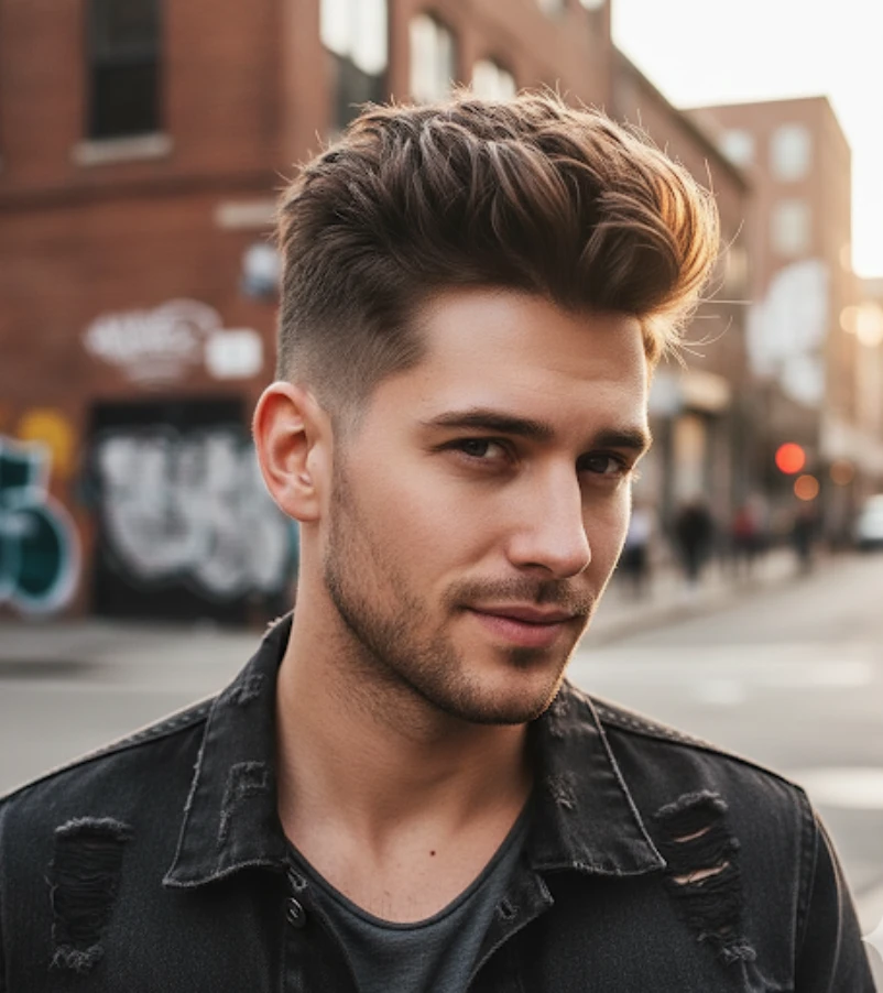 Rebellious Burst Fade Undercut