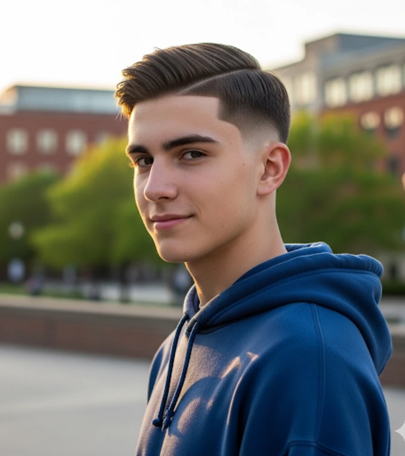 Side Part Fade