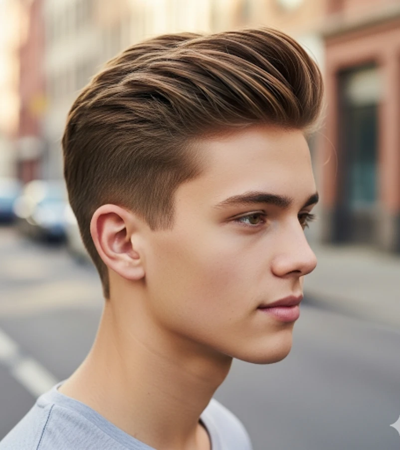 Trendy Blowout with Clean Mid-Cut Taper