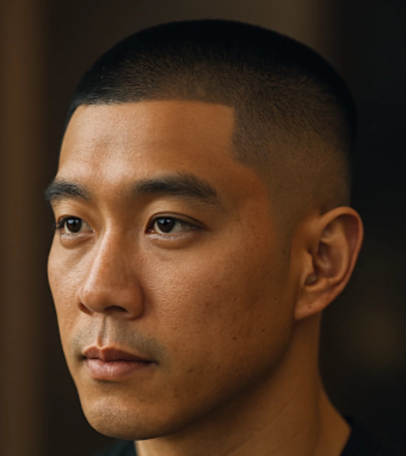 Buzz Cut with Line Up