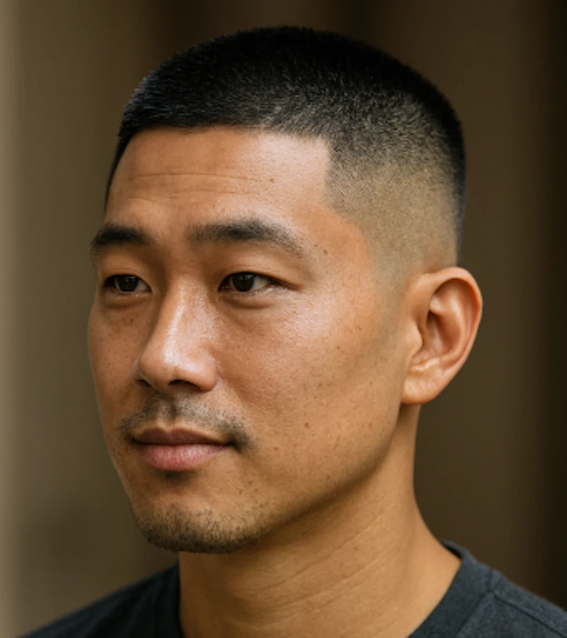 High and Tight Buzz Cut Fade